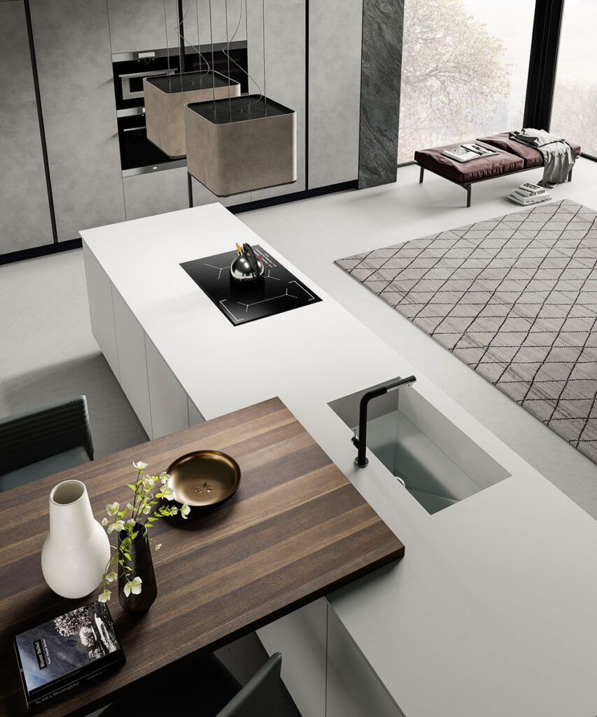 Mondoarredo cucina componile in gres e hpl Mobilturi Stratos
