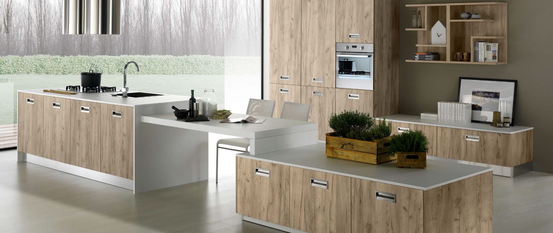 Mondoarredo Cucina componibile moderna nevada mobilturi