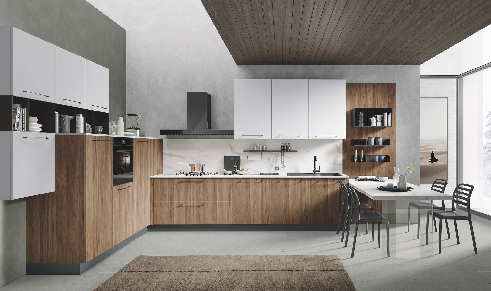 Mondoarredo Cucina componibile economica Moderna Mobilturi Pop