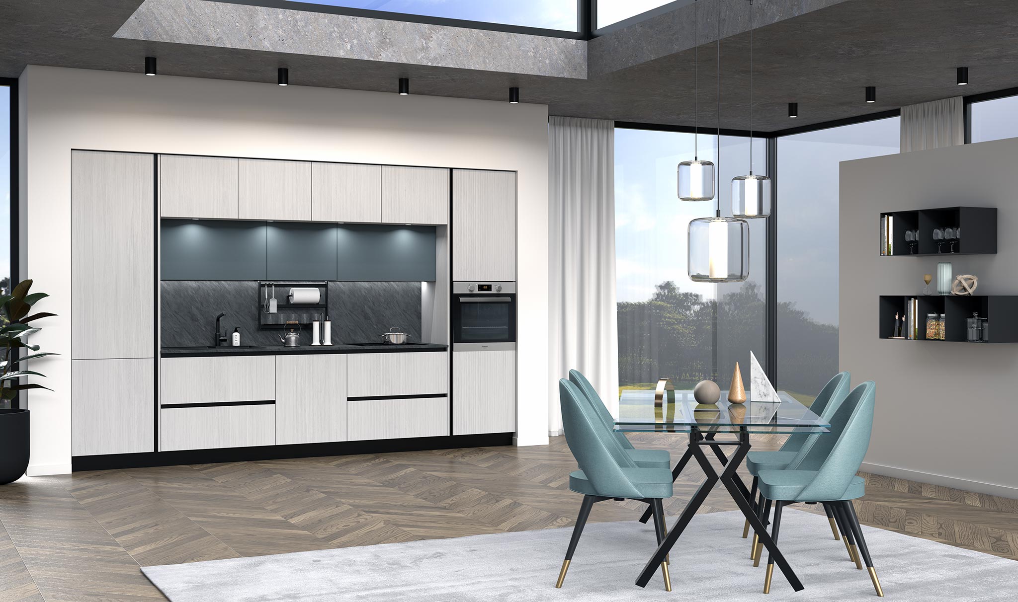 Mondoarredo Cucina componibile economica Moderna Mobilturi Pop