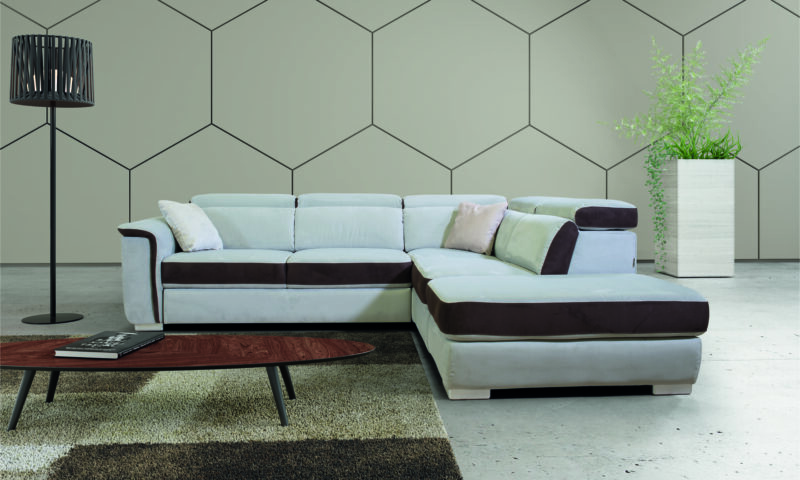 Divano Karma 3P - Angolare con Letto Estraibile