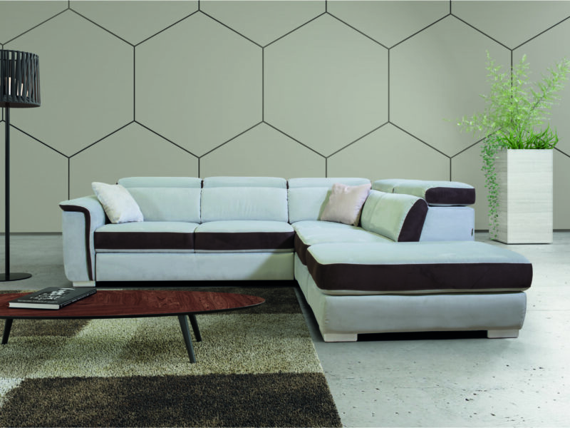 Divano Karma 3P - Angolare con Letto Estraibile