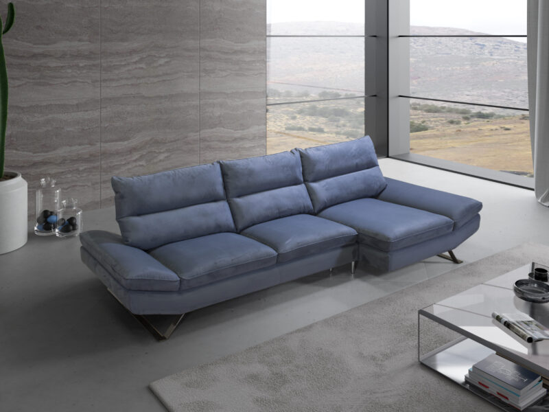 Divano Kant 3 Posti - Angolare con Chaise Longue
