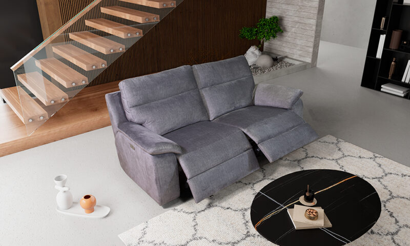 Divano Crea 3 posti - con 1 Recliner Elettrico