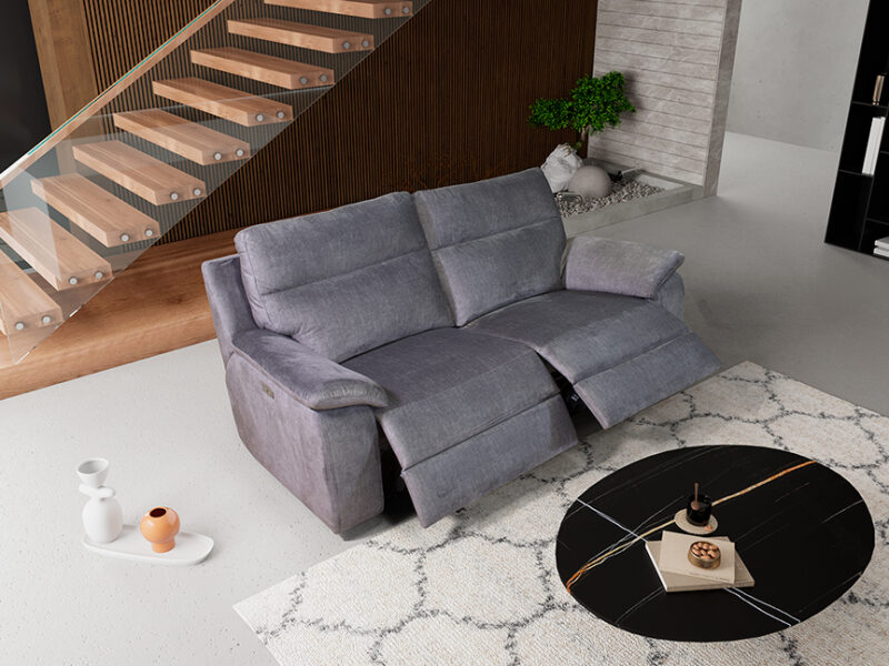 Divano Crea 3 posti - con 1 Recliner Elettrico