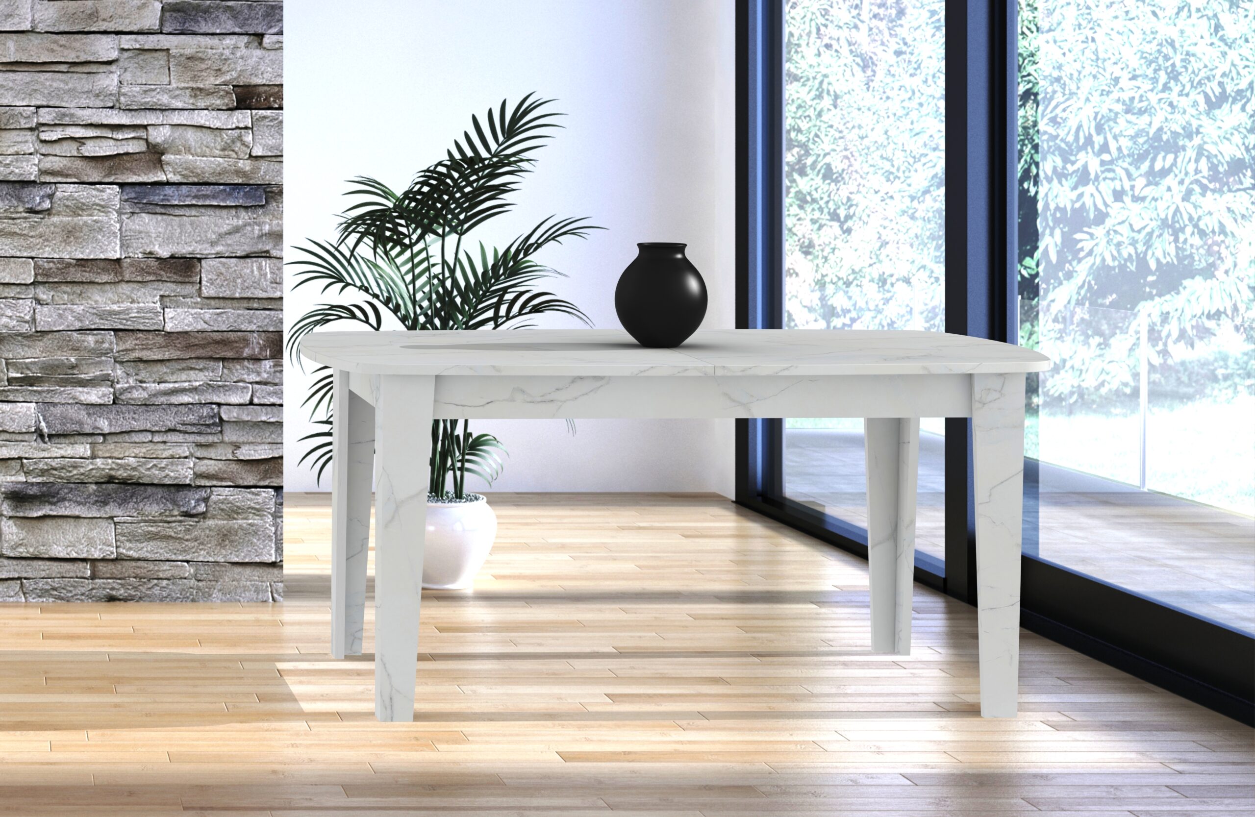 Tavolo Altair 160 - Ovale Allungabile - immagine 11