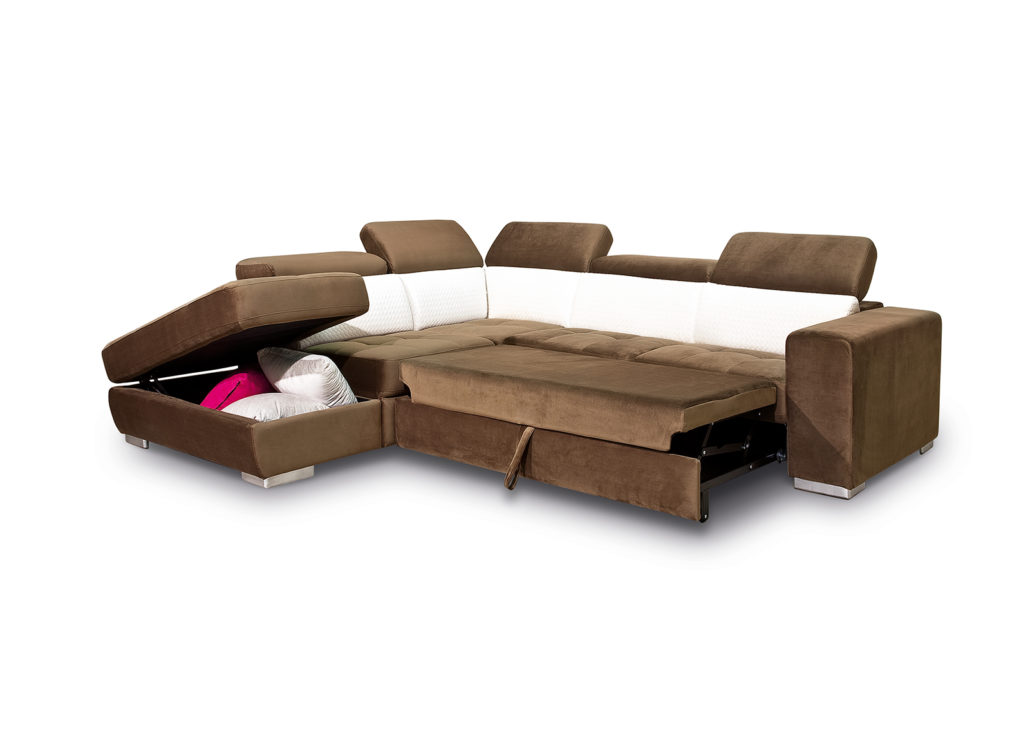 Divano Betulla 3P - Angolare con Letto Estraibile - immagine 3