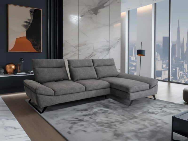 Divano Colosso 2 Posti Maxi - con Chaise Longue e Slitta