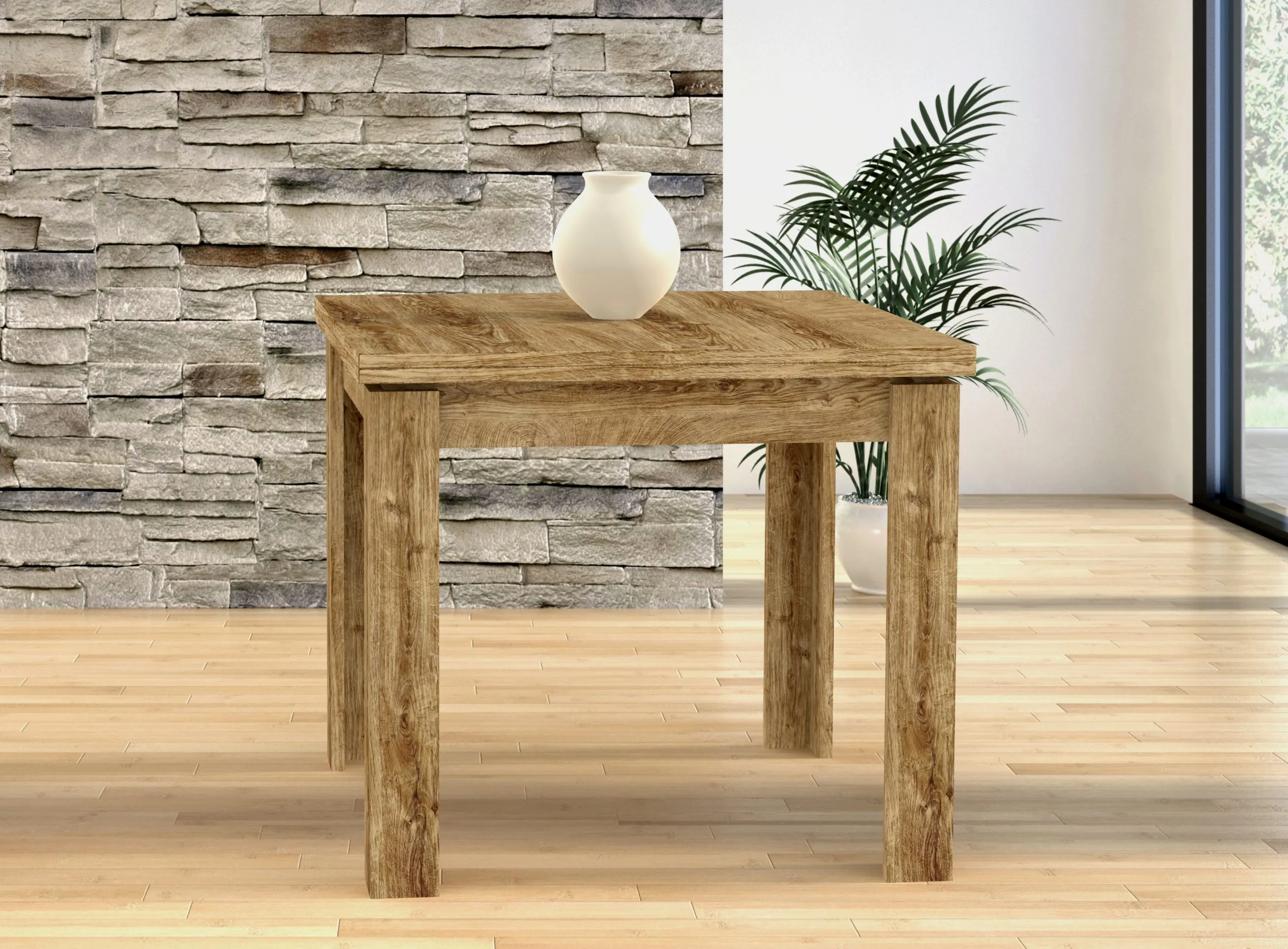 Tavolo Dori - 90x90+90 Libro - immagine 5