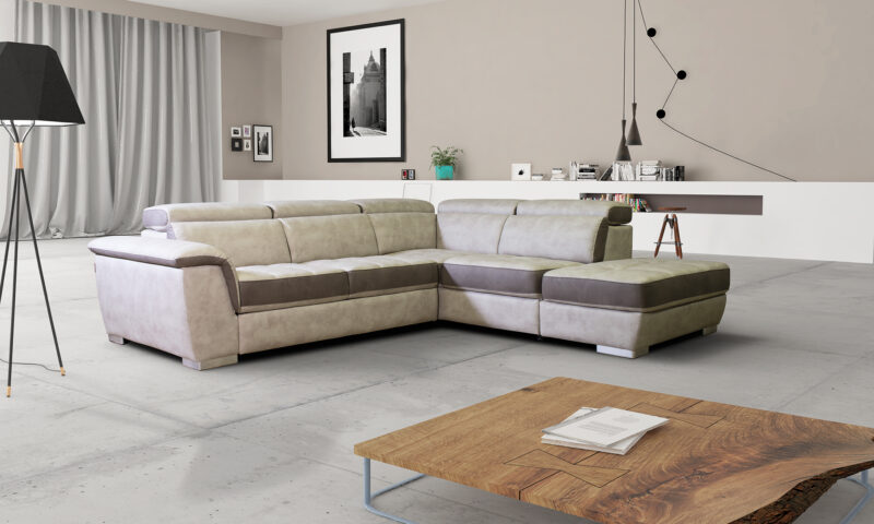 Divano Alessandro 3P - Angolare con Letto Estraibile
