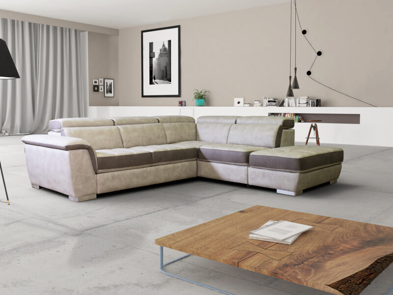 Divano Alessandro 3P - Angolare con Letto Estraibile